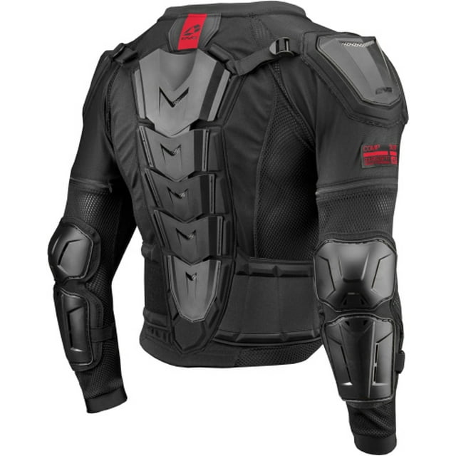 EVS Maillot Balistique Unisexe-Adulte Comp Suit (Noir/rouge, Petit)