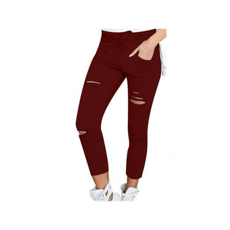Women Sexy High Waist Slim Skinny Leggings Stretchy Ankle-length pants Jeggings Casual Pencil (Best Jeggings On The High Street)