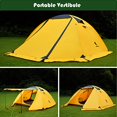 thumbnail image 5 of Geertop Portable 4 Person 4 Seasons Backpacking Tent Double Layer Waterproof Larger Family Camping Tent Lightweight for Camp Outdoor Sports Hiking Travel Beach - Easy to Set Up, 5 of 5