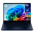 thumbnail image 1 of Laptop IA PC HP OmniBook X Flip 2 en 1 Intel Core Ultra 5 226V 16GB LPDDR5X SSD 512GB Pantalla 14" Touch 2K Copilot+ PC NPU 40 TOPS Windows 11 Teclado Ingles Azul, 1 of 6