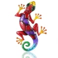 thumbnail image 1 of Gecko De Metal Para Colgar En La Pared, Escultura De Insectos, Estatua Colorida De Gecko Para Decoración De Interior Y Exterior Del Jardín Del Hogar Yuarrent HA045120-03, 1 of 6