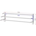 thumbnail image 2 of Towel Rack Bathroom 3 Tier Towel Rail Bathroom Aluminum Wall Towel Rack Towel Rack Wall Mounted for Bathroom Kitchen Toilet, 2 of 5