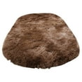 thumbnail image 2 of Soft Shaggy Rug for Kids Bedroom Oval 23x70 In Plush Fluffy Rugs for Living Room Furry Carpet for Teen Girls Room Anti-Skid Fuzzy Comfy Rug for Nursery Cute Baby Play Mat Tie-Dyed Grey Multicolor, 2 of 6