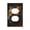 Duplex, variant on Fire King Tiger Face Art Light Switch Cover Decorator Single Toggle Wall Plate 1-Gang Receptacle Outlet Decor