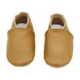 thumbnail image 4 of Quealent Baby Boy Girl Shoes Soft Soled Leather Moccasins Anti-Skid Toddler Prewalker Khaki for Size 11=S, 4 of 4