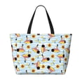 thumbnail image 2 of Fuzoiu Submarine With Fishes Undersea Print Waterproof Beach Tote Bag for Women Girls with Zipper,Sandproof Pool Swim Bag,Large Capacity Beach Travel Bag for Pool Swim Travel Everyday, 2 of 7