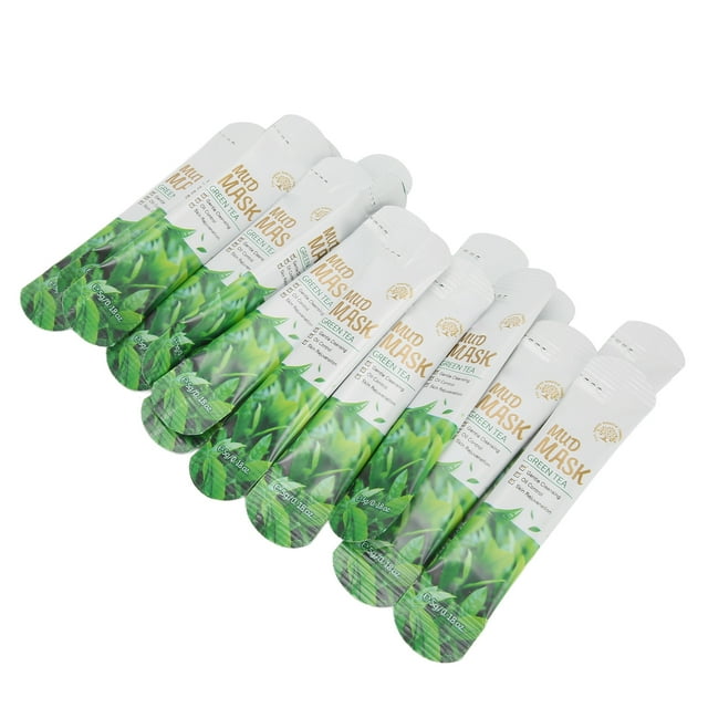 Barro 20 Piezas Mascarilla De Barro Facial De Té Verde Mascarilla Facial De Arcilla De Barro Para Limpieza Profunda De La Piel
