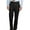 BLACK, variant on Men's Synergy Washable Traditional Fit Flat Front Pant