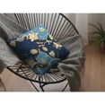 thumbnail image 5 of Amrita Sen Suede Zippered Pillow With Light Blue on Navy Finish CAIPL9FSDS18X18, 5 of 9