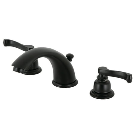 Kingston Brass KB8960FL Royale Widespread Bathroom Faucet Matte Black