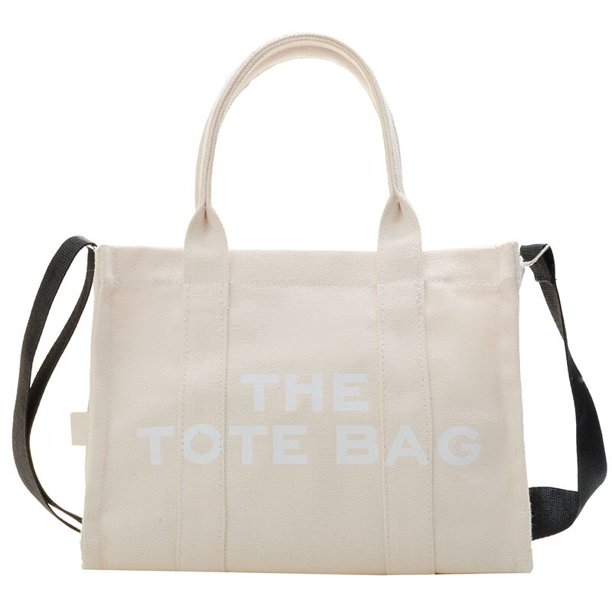 Casual Canvas Large Capacity Tote Bag Women Handbags Designer Letters Shoulder Crossbody Bags Luxury Big Shopper Bag Gym Purse qiuyongming unisex