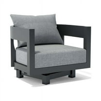 Anderson Teak DS-308-AL 31 in. Coronado Aluminum Swivel Armchair