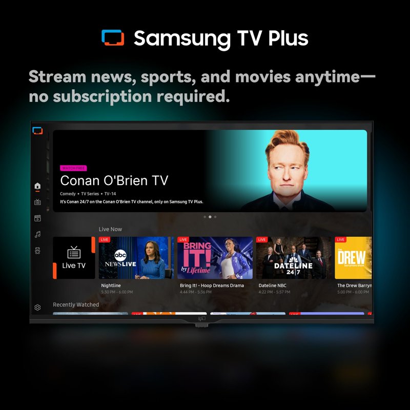 FPD 40-Inch Smart LED TV, Tizen OS 2025 Model, 1080p Full HD, HDR10, Dolby Audio gallery view