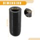 thumbnail image 4 of 1 unidad de tap?n de extremo de manguera de vac?o de admisi?n de tapa de refrigerante de silicona universal de 16mm 0.63 "ID-coche para puerto de agua de vac?o de derivaci?n del calentador de refrigerante-negro de silicona Unique Bargains Tapa de manguera de silicona, 4 of 6