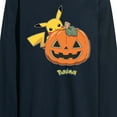 thumbnail image 3 of Pokémon - Pikachu Pumpkin - Men's Long Sleeve T-Shirt, 3 of 5