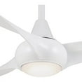 thumbnail image 3 of 44 Inch 3 Blade Ceiling Fan With Light Kit-White Finish-White Blade Color Minka Aire Fans F845-Wh, 3 of 7