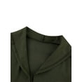thumbnail image 4 of Women's Kimono Cardigan Lightweight Long Sleeve Open Front Cropped Jacket Draped Ruffle Short Shrugs, 4 of 8