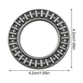 thumbnail image 4 of MasteelfCA 5 Pcs Thrust Needle Roller Bearing with Washer Thrust Needle Flat Roller Bearing, 4 of 8