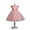 Pink, variant on Odeerbi Girls Dress Baby Girls Clothes Long Skirt Solid Princess Bowknot Performance Dress Skirt Dress Red