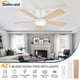 thumbnail image 2 of Ventilador de techo Dolavast de 42 pulgadas con luz y control remoto blanco, 2 of 8