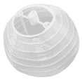 thumbnail image 4 of 40Pcs 4 Inch 10cm Round Paper Lantern for Birthday Wedding Party Decor DIY Creavtive(White),40pcs x paper lantern,white, 4 of 5