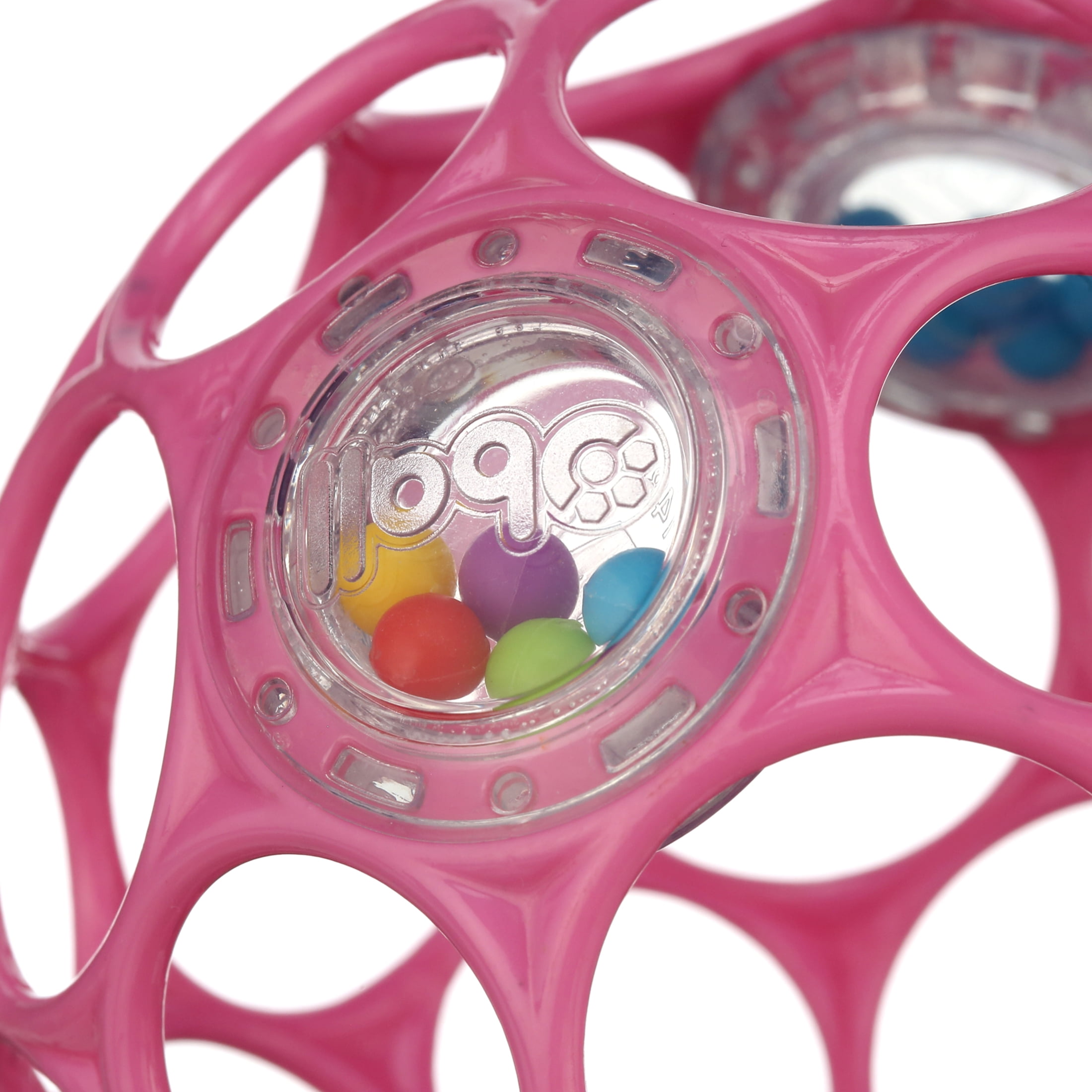 Bright Starts Oball Rattle Easy-Grasp Toy - Pink