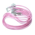 thumbnail image 1 of Abbracc 10x Colorful Clasp Cord Necklace Chains For DIY Jewelry Making PINK, 1 of 9