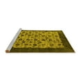 thumbnail image 2 of Ahgly Company Machine Washable Indoor Rectangle Oriental Yellow Industrial Area Rugs, 7' x 10', 2 of 4