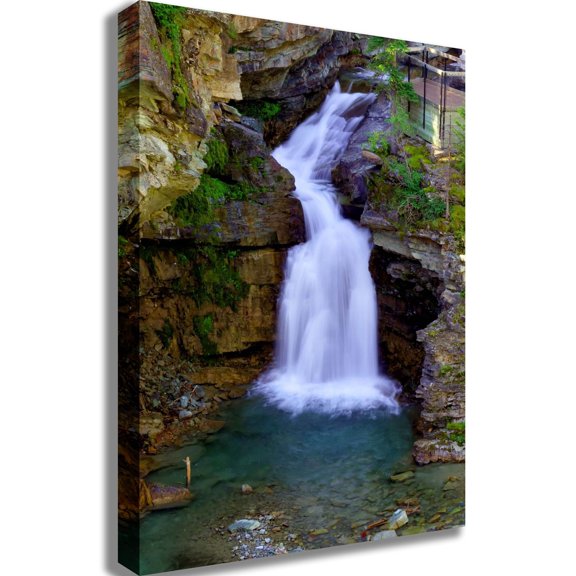 Boer Smooth Waterfall Canvas Print