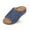 B Blue, variant on Wovix House Slipper For Women Retro Open Toed Platform Sandals Comfortable Beach Slippers Casual Arch Support Footwear Daily Wear
