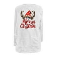 thumbnail image 4 of VgaVtl Fleece Womens Christmas Sweatshirts Casual Ladies Sweatshirts Pockets Christmas Graphic Long Sleeve Sweatshirt,White 3XL, 4 of 4