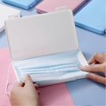 thumbnail image 5 of 6 Pack Portable Mask Storage Bag, Portable Plastic Storage Boxes With Lids, Storage Clip, 5 of 5