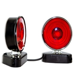 Magnetic Tow Lights - 12 v Magnetic Mount Tail Rear Towing Tow Lights Kit Harness for Car Trailer