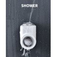 thumbnail image 5 of Dispensador automático de pasta de dientes montado en la pared, manos libres con ventosa súper adhesiva, soporte para cepillos de dientes, para cocina, baño, niños y adultos (plata), 5 of 5