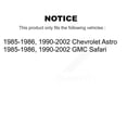 thumbnail image 2 of Transit Auto Rear Brake Drum Shoes and Spring Kit for Car Chevrolet Astro GMC Safari K8N-100270, 2 of 11