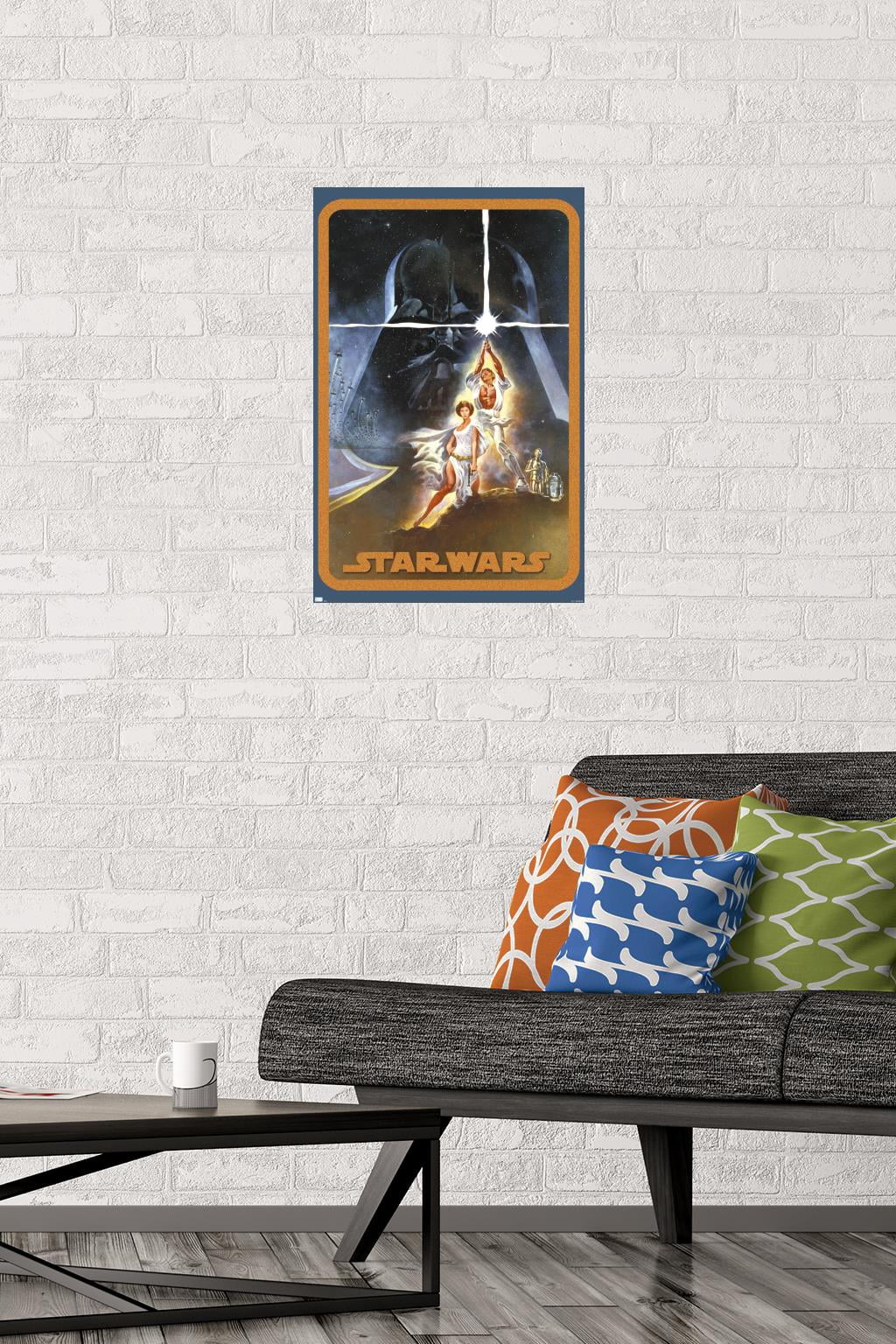 Star Wars: A New Hope - Galaxy Pose Wall Poster, 14.725" x 22.375"