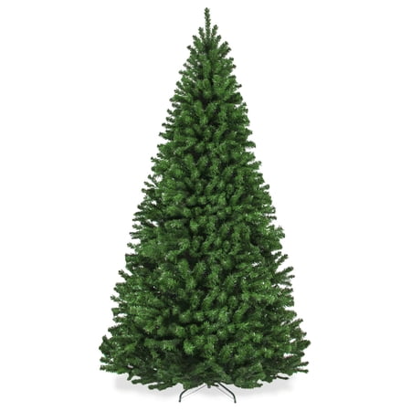 Artificial Christmas Tree 7.5ft Premium Unlit Realistic Spruce Holiday Décor w/Dense Branches Easy Assembly Metal Base