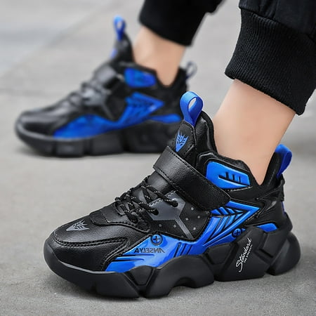 

Boys Tennis Shoes Kids Shoes Girls Ventilated Toddler Sneakers Girls Athletic Shoes Shoes for Boys Cotton Girls Sneakers Children s big children s new lightweight comfortable sports sho Blue 29