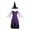 B purple witch, variant on Kids Toddler Girls Witch Dress Costume for Halloween Party Dress Up with Witches Hat 3-13Years