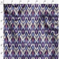 thumbnail image 5 of Soimoi Poly Taffeta Blue Fabric By the Yard - 56 Inch Wide - Ikat Fabric - Elegant and Traditional Patterns for Stylish Creations Printed Fabric, 5 of 6