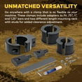 thumbnail image 6 of 1pc 360-Degree 0.75/1/1.25" ATV UTV Off-Road Light Bar Clamp Mount Bracket Kit, 6 of 7