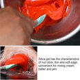 thumbnail image 2 of Langgg Silicone Cake Spatula Heat-Resistant Cream Rubber Scraper Non-stick Kitchen Utensil for Mixing Baking, Purple, 2 of 7