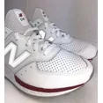 thumbnail image 2 of New Balance 574 Sport Running Shoes Sneakers White Red Leather Gray Mens Sz 8.5, 2 of 6