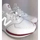 thumbnail image 2 of New Balance 574 Sport Running Shoes Sneakers White Red Leather Gray Mens Sz 8.5, 2 of 6