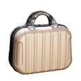 thumbnail image 1 of Makeup Storage Organizer Travel ABS Toiletry Suitcase Box Mini Mini Outdoor Handbag Protector Boarding Luggage Cosmetic Case Large Capacity Bag Champagne, 1 of 7