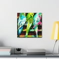 thumbnail image 6 of Budgies in Art Deco - Canvas, 6 of 25