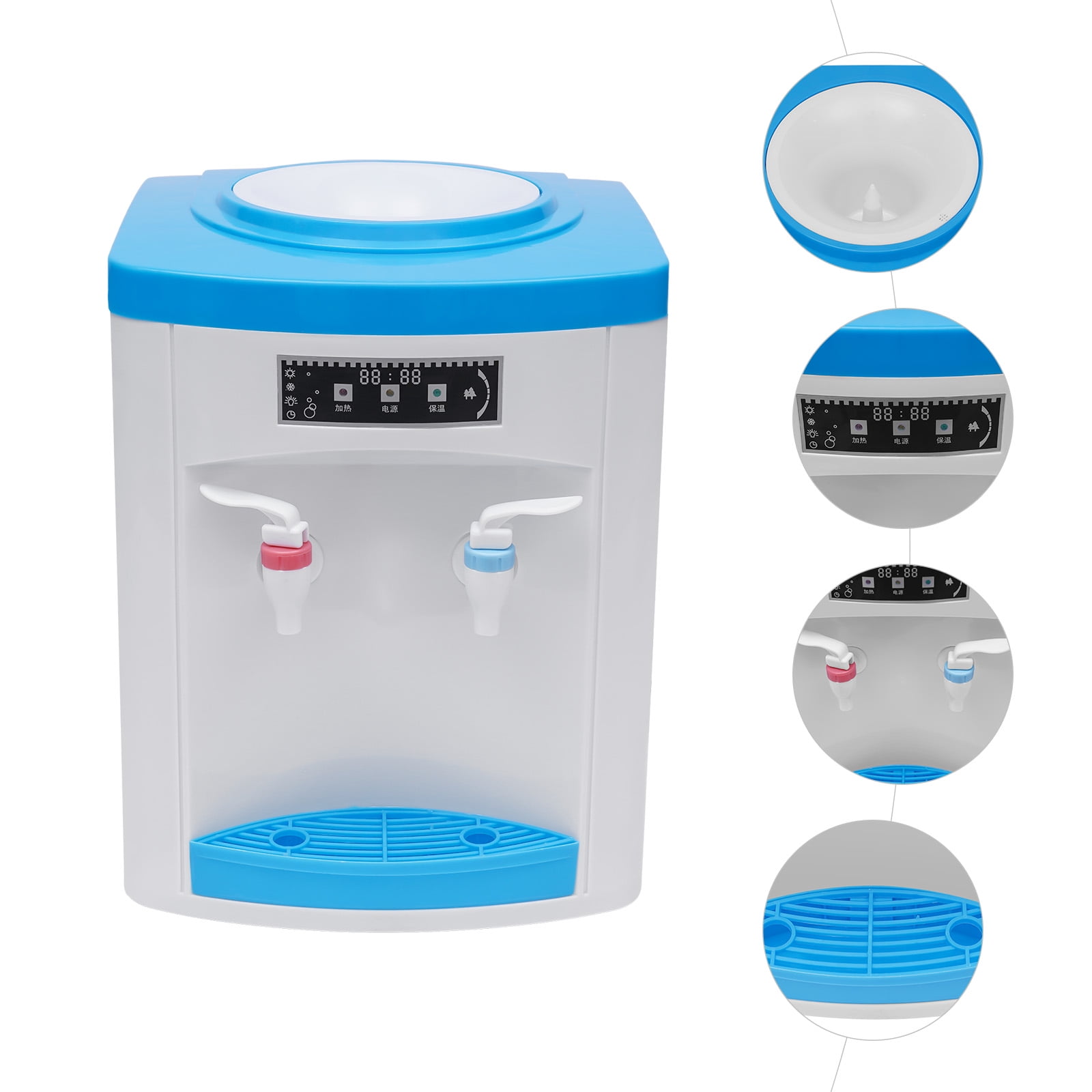 YIYIBYUS Top Loading Water Cooler Dispenser, Desk Cooled Drinking Machine Electric hot and Water-Cooled Dispenser