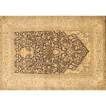 Ahgly Company Indoor Rectangle Persian Brown Traditional Area Rugs, 5' x 7'