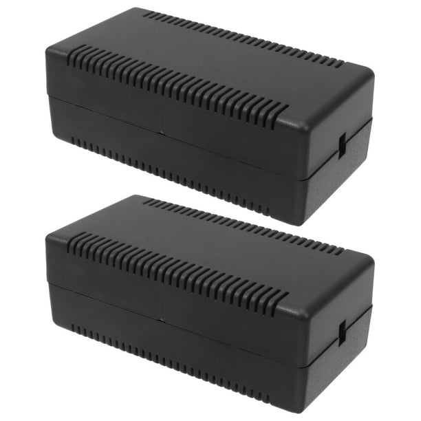 CHICHUMID 2Ud Caja De Plástica Para Componentes Proyectos Electrónicos Amplificador