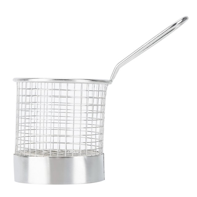 Acier Inoxydable Rond Frites Frites Frites Fruits Porte-Conteneur Outil de Cuisine